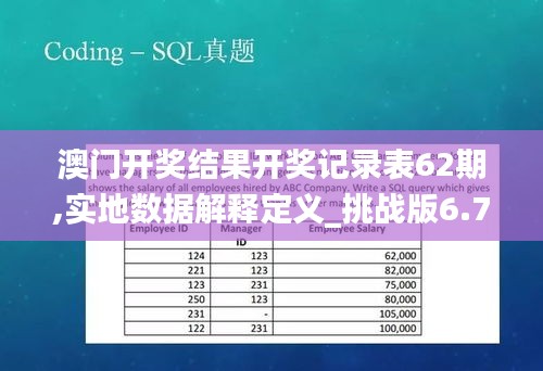 澳门开奖结果开奖记录表62期,实地数据解释定义_挑战版6.782